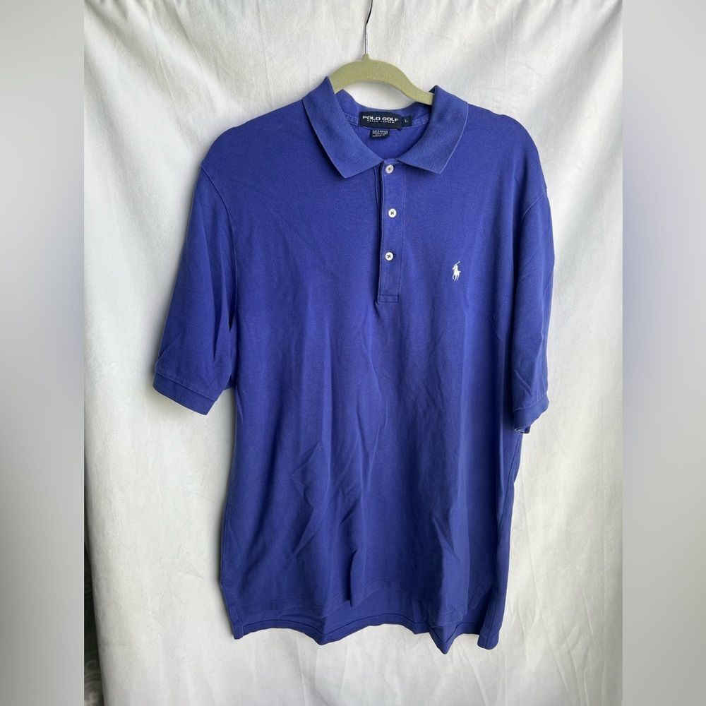 Polo Golf Ralph Lauren blue/ purple polo size L